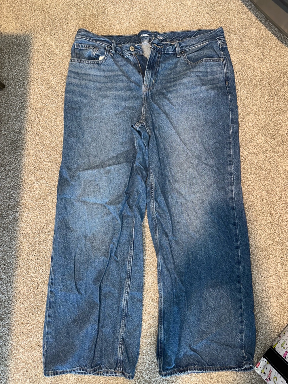 Old Navy Women's Wide-Leg BAGGY Jeans